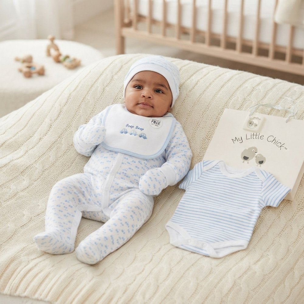 GP-25-1350: Baby Boys Cars 6 Piece Mesh Bag Gift Set (NB-6 Months) GP-25-1350: Baby Boys Cars 6 Piece Mesh Bag Gift Set (NB-6 Months)